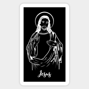 Vintage Jesus Sticker